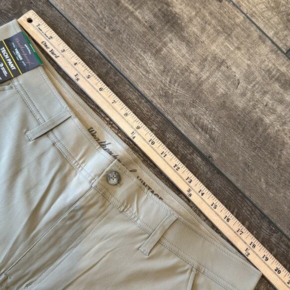 NWT Weatherproof Vintage Men's Tech Pant Tan Size 38x32 - Picture 6 of 9